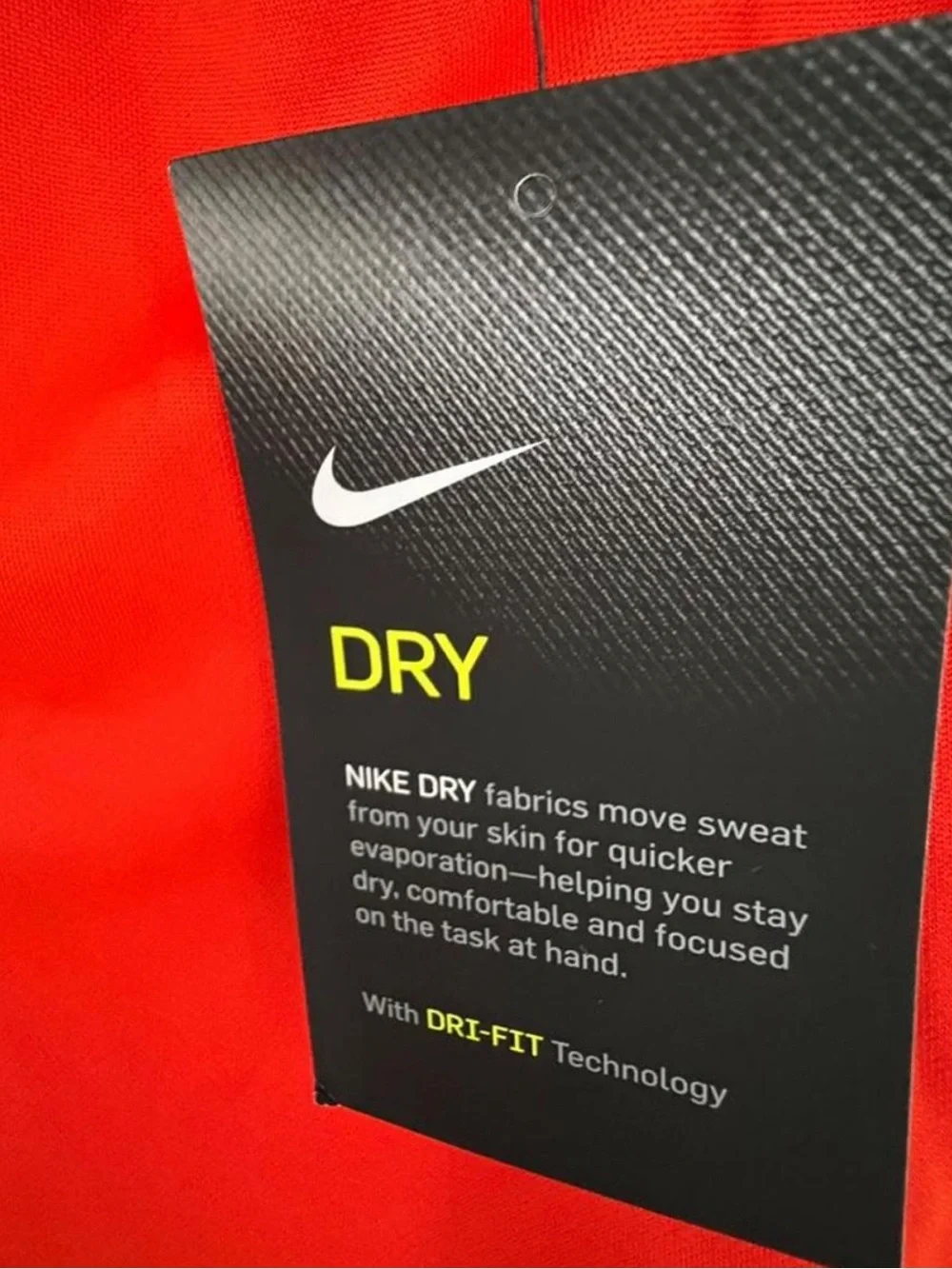 Nike Red Dri-FIT Polo Top